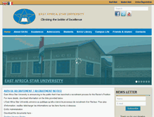 Tablet Screenshot of easu-burundi.com